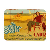 Iman de Nevera Anuncio Vintage Cadiz RetroCharms Magneet (Horizontaal)