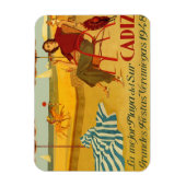 Iman de Nevera Anuncio Vintage Cadiz RetroCharms Magneet (Verticaal)