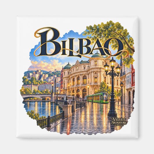 Imán de nevera Bilbao Magneet (Voorkant)