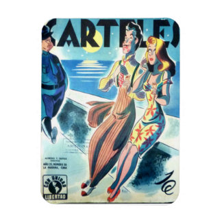 Iman de Nevera Cuba Vintage Amantes Malecon Magneet