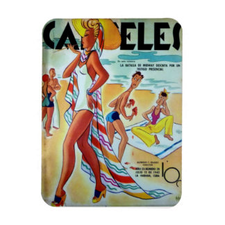 Iman de Nevera Cuba Vintage Bella Playa Cubana Magneet