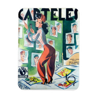 Iman de Nevera Revistas Cubanas Vintage Magneet