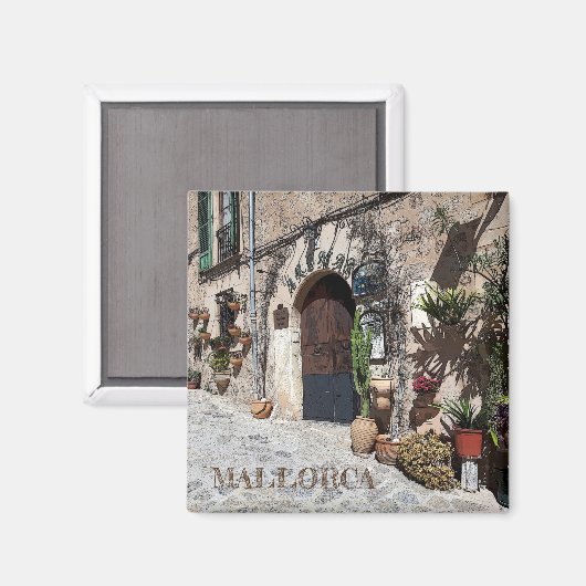 imán de Valldemossa en la isla de Mallorca Magneet (Voorkant / Achterkant)