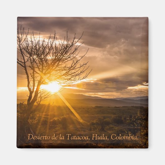 Imán, Desierto de la Tatacoa, Colombia Magneet (Voorkant)