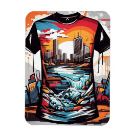 Imán flexible, Nueva York, graffiti Magneet