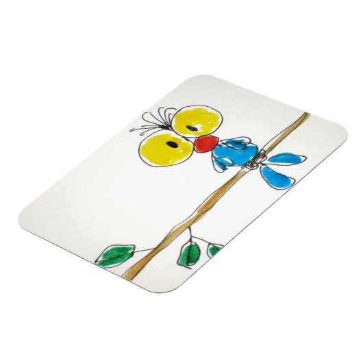 Iman flexible "Pajarito". Magneet (Linkerzijde)