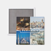 imán fotomontaje de Turquía - Turkey Magneet (Voorkant / Achterkant)