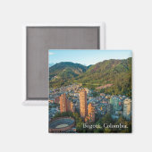 Imán, panorámica Bogotá, Colombia. Magneet (Voorkant / Achterkant)