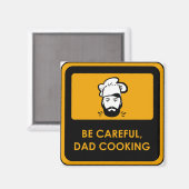 IMAN PARA NEVERA PAPA COCINANDO MAGNEET (Voorkant / Achterkant)