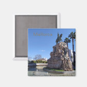 imán Plaza España de Palma de Mallorca Magneet (Voorkant / Achterkant)