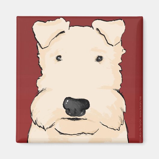 Imán Turrón granate Magneet (Voorkant)