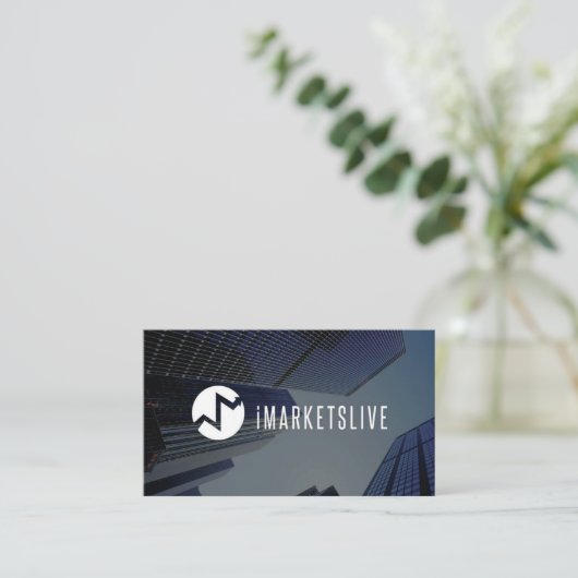 iMarketsLive Business Card1 Visitekaartje (Staand voorkant)