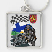 Imatra Motorcycle Road Racing in Finland Sleutelhanger (Voorkant)