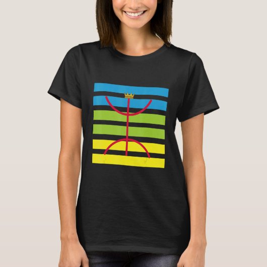 Imazighen Tifinagh Culture Amazigh T-shirt (Voorkant)