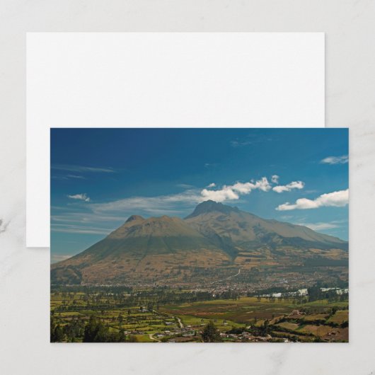 Imbabura vulcano (Voorkant / Achterkant)