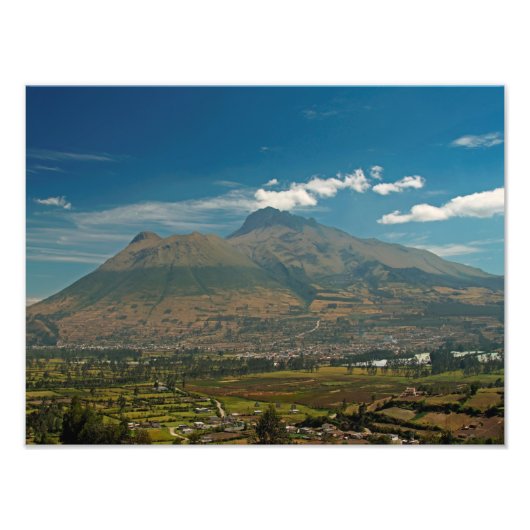 Imbabura vulcano foto afdruk (Voorkant)