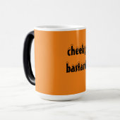 imbeciele klootzak magische mok (Voorkant links)