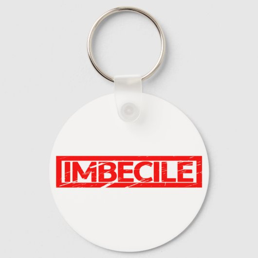 Imbecile Stamp Sleutelhanger (Voorkant)