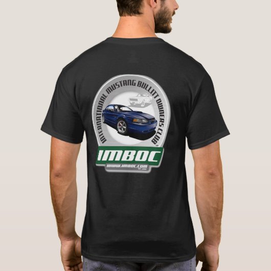 IMBOC '01 TB Dual Design (Mannen) - Black T-Shirt (Achterkant)