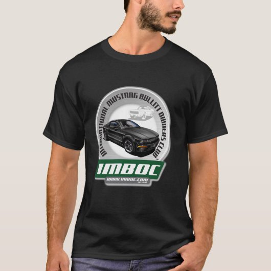 IMBOC '08 Black (Mannen) - Black T-Shirt (Voorkant)