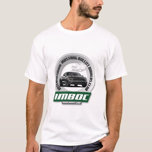 IMBOC '19 Black (Mannen) - White T-Shirt (Voorkant)