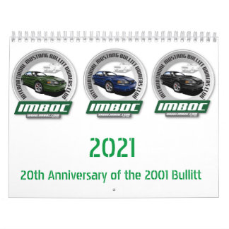 IMBOC 2021 01 Bullitt 20th Jubileum Calendar Kalender