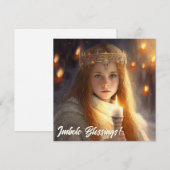 Imbolc Blessings Celebrate Return of the Sun Feestdagenkaart (Voorkant / Achterkant)