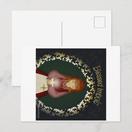 Imbolc Briefkaart (Voorkant / Achterkant)