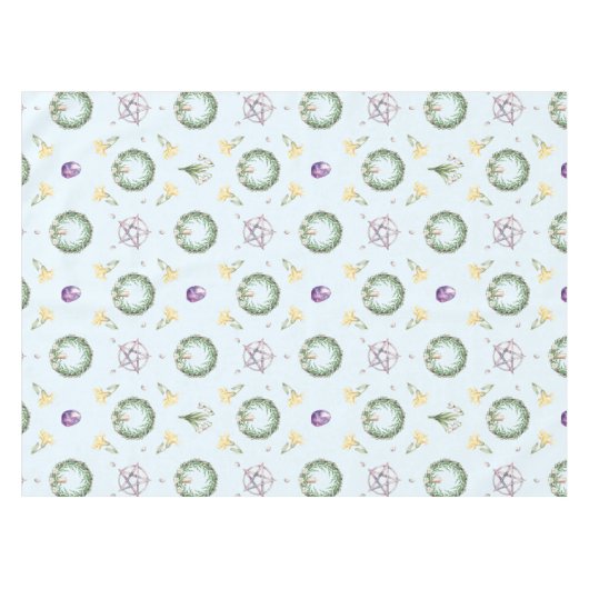 Imbolc Brigid Candlemas Alter Tafelkleed (Voorkant (Horizontaal))