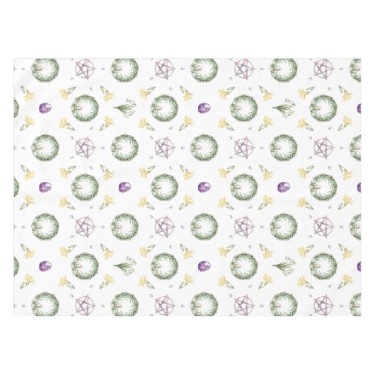 Imbolc Brigid Candlemas Alter Tafelkleed (Voorkant (Horizontaal))