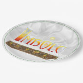 Imbolc druppelt papieren Borden Papieren Bordje (Gekanteld)