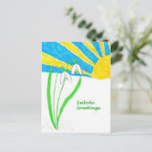 Imbolc Greetings Postcard Briefkaart (Staand voorkant)
