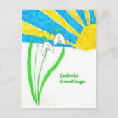 Imbolc Greetings Postcard Briefkaart (Voorkant)