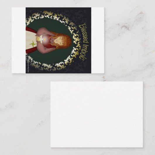 Imbolc Notitiekaartje (Voorkant / Achterkant)