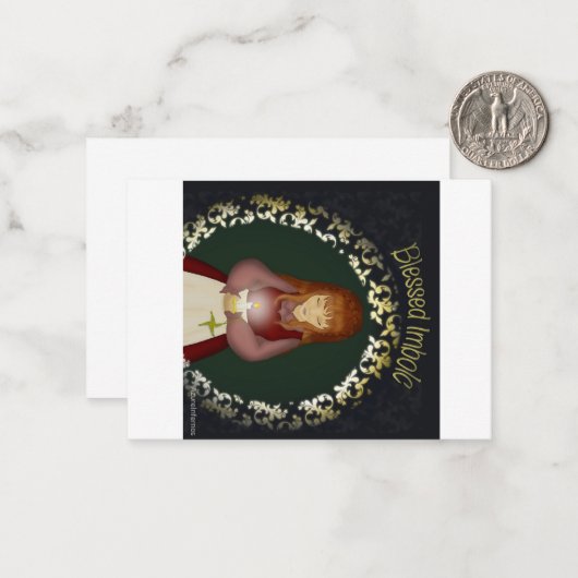 Imbolc Notitiekaartje (Voorkant / Achterkant in situ)