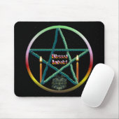 Imbolc Pentacle Muismat (Met muis)