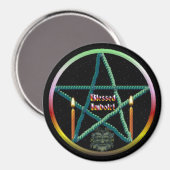 Imbolc Pentakel Magneet (Voorkant / Achterkant)