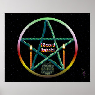 Imbolc Pentakel Poster
