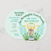 Imbolc Spiral Sun Wicca Sabbat Holiday Kaart (Voorkant / Achterkant)