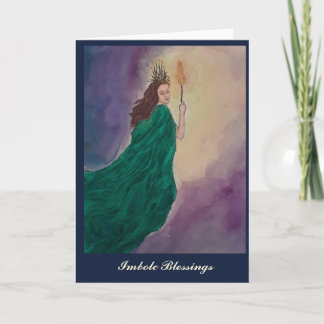Imbolc-Wenskaart Kaart