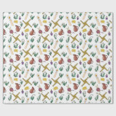 Imbolc Wrapping Paper Pagan Seasonal Pattern  Cadeaupapier (Vlak)