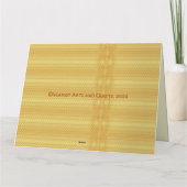 Imbolc Zegeningen, St Brigid Cross Wenskaart Kaart (Achterkant)