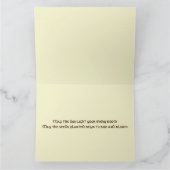 Imbolc Zegeningen, St Brigid Cross Wenskaart Kaart (Binnen)