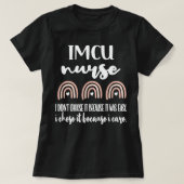 IMCU verpleegkunde tussenpersoon zorgafdeling T-shirt (Design voorkant)