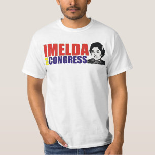 imelda voor het congres t-shirt