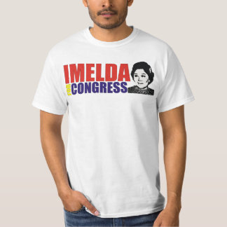 imelda voor het congres t-shirt