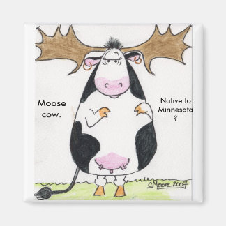 img0002111, Moose koe., afkomstig uit Minnesota? Magneet