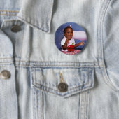 img034, Happy 1st Birthday Andrea! Ronde Button 5,7 Cm (In situ)