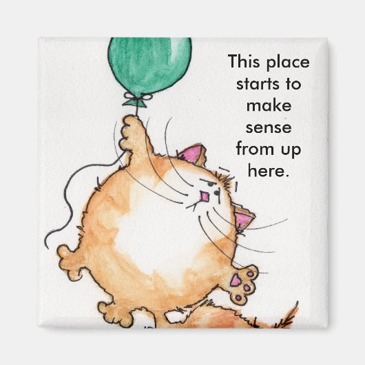 img073, Deze plek begint te zinvol te zijn vanaf.. Magneet (Voorkant)