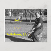 IMG_0034-4, Rathdrum, Idaho, HelloFrom Briefkaart (Voorkant)